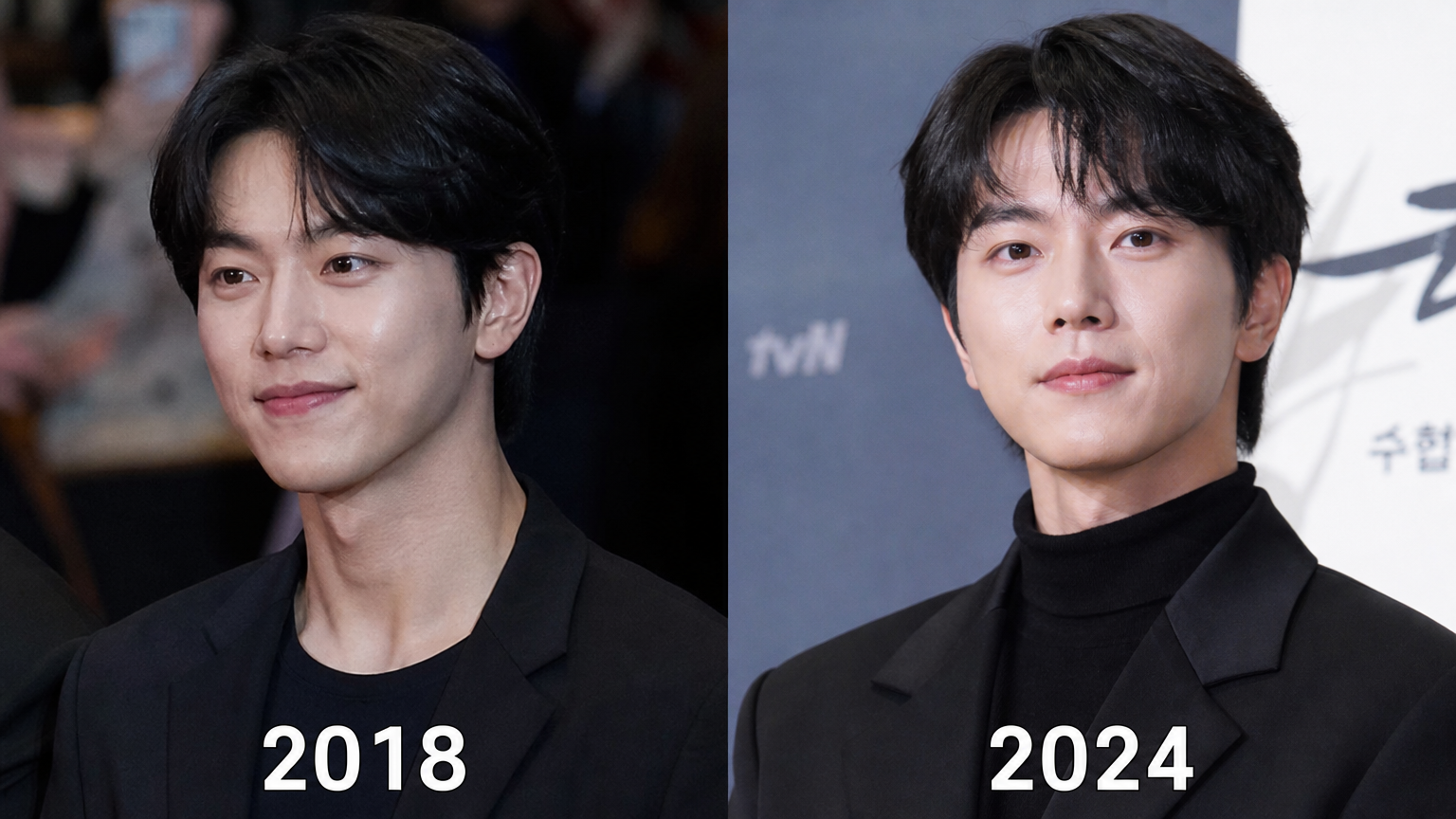 사회적 행사에서 젊어 보이는 모습을 드러낸 배우와 그 전후 변화 비교